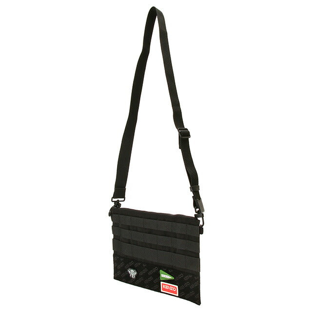 ケンゾー KENZO FD55PM202F30 043 99 ジャングル ラージ クロスボディ バッグ サコッシュ ショルダーバッグ ブラック メンズ BBKE00001M