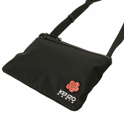ケンゾー KENZO FD55PM462F26 043 99 ケンゾー クレスト ボケ フラワー スモールバッグ ウィズ ストラップ ショルダーバッグ クロスボディ ブラック BBKE00003M