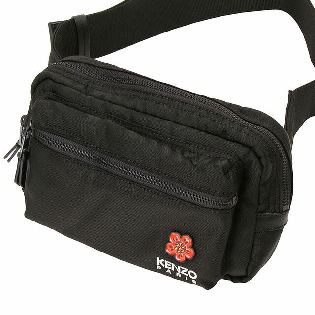 ケンゾー KENZO FD55SA467F26 038 99 ケンゾー クレスト ボケ フラワー ベルトバッグ ボディバッグ ブラック メンズ レディース ユニセックス BBKE00005M