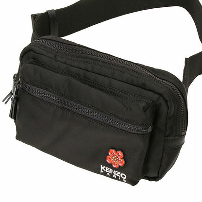 ケンゾー KENZO FD55SA467F26 038 99 ケンゾー クレスト ボケ フラワー ベルトバッグ ボディバッグ ブラック メンズ レディース ユニセックス BBKE00005M