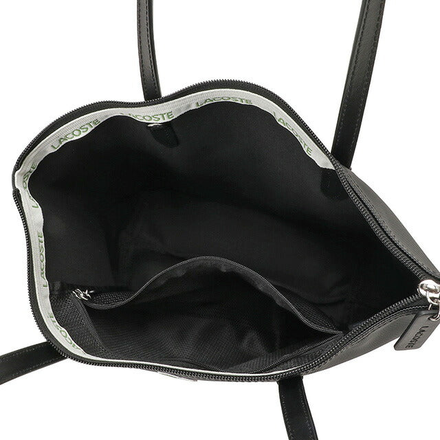 ラコステ LACOSTE NF2037 000 L.12.12 CONCEPT スモールサイズ トートバッグ ブラック レディース メンズ ユニセックス ワニロゴ BBLT00007L