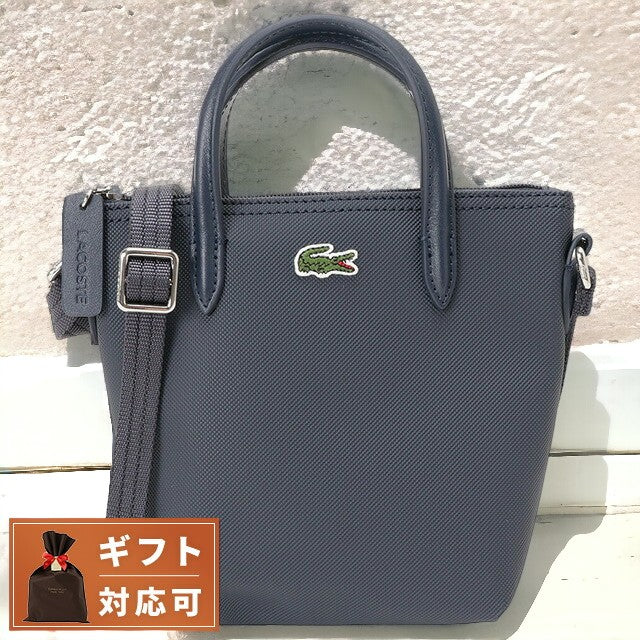 ラコステ LACOSTE NF2609 141 L.12.12 CONCEPT 2WAY ミニ トートバッグ ショルダーバッグ ネイビー レディース メンズ ユニセックス ワニロゴ 記念品 ギフト BBLT00011L