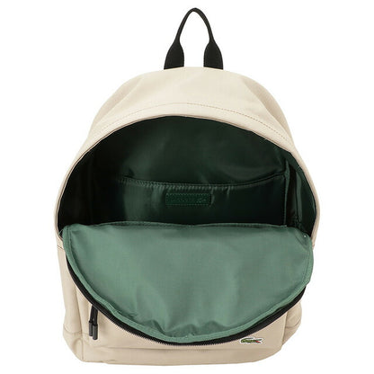 ラコステ LACOSTE NH4099 L37 ネオクロコ PC デイパック バックパック リュックサック クリーム メンズ レディース ユニセックス ワニロゴ 記念品 ギフト BBLT00027M