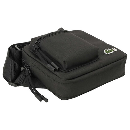 ラコステ LACOSTE NH4101 991 ネオクロコ ジップ カメラバッグ ショルダーバッグ ブラック メンズ レディース ユニセックス ワニロゴ 記念品 ギフト BBLT00028M