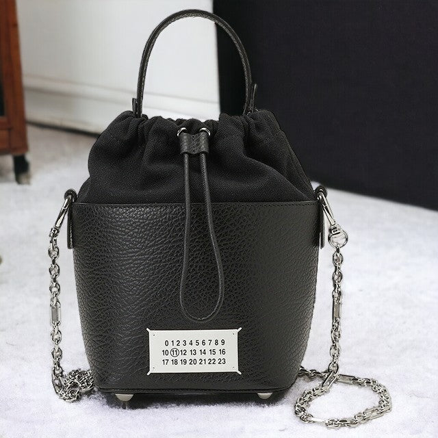 メゾンマルジェラ MAISON MARGIELA S61WG0035 P4348 T8013 ファイブエーシー スモール バケットバッグ 2WAY ショルダー・ ハンドバッグ クロスボディ BBMG00025L