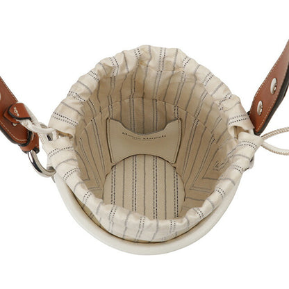メゾンマルジェラ MAISON MARGIELA SB1WG0030 P5352 T1003 ファイヤーバケットバッグ かごバッグ ショルダー ホワイト レディース BBMG00034L