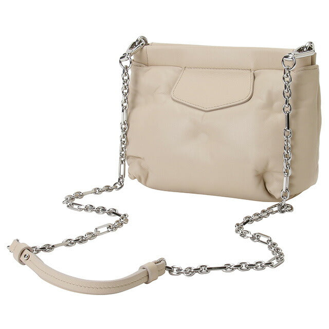 メゾンマルジェラ MAISON MARGIELA S56WF0161 P4300 T2086 グラムスラム ミニ ショルダーバッグ クラッチ アーモンドベージュ レディース BBMG00038L