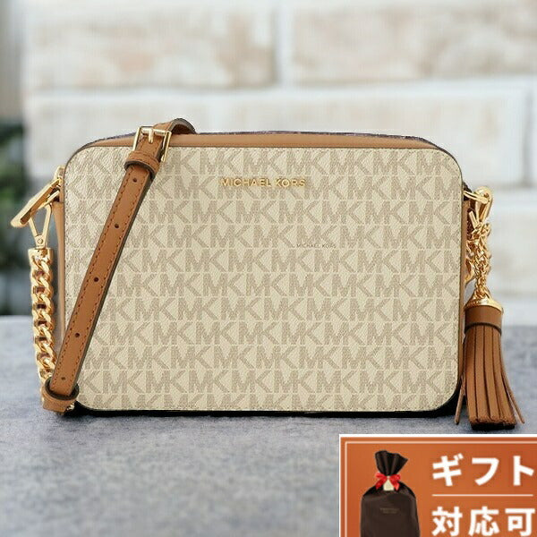 マイケルコース MICHAEL KORS 32F8GF5M2B 150 VANILLA MKシグネチャーロゴ カメラバッグ ショルダーバッグ バニラ レディース JET SET MD CAMERA BAG BBMK00349L