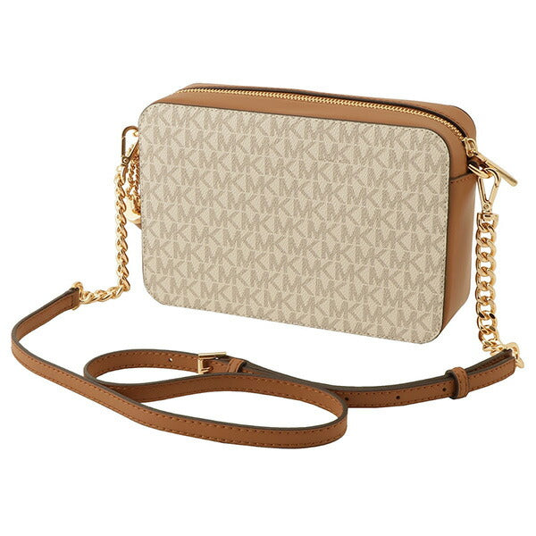 マイケルコース MICHAEL KORS 32F8GF5M2B 150 VANILLA MKシグネチャーロゴ カメラバッグ ショルダーバッグ バニラ レディース JET SET MD CAMERA BAG BBMK00349L