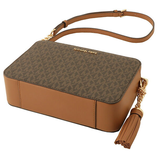マイケルコース MICHAEL KORS 32F8GF5M2B 200 BROWN MKシグネチャーロゴ カメラバッグ ショルダーバッグ ブラウン レディース JET SET MD CAMERA BAG BBMK00350L