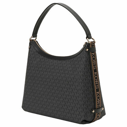 マイケルコース MICHAEL KORS 30T2G5VH3B 001 BLACK MKシグネチャー ワンハンドル ショルダーバッグ ブラウン レディース MAEVE LG HOBO SHLDR 記念品 ギフト BBMK00417L