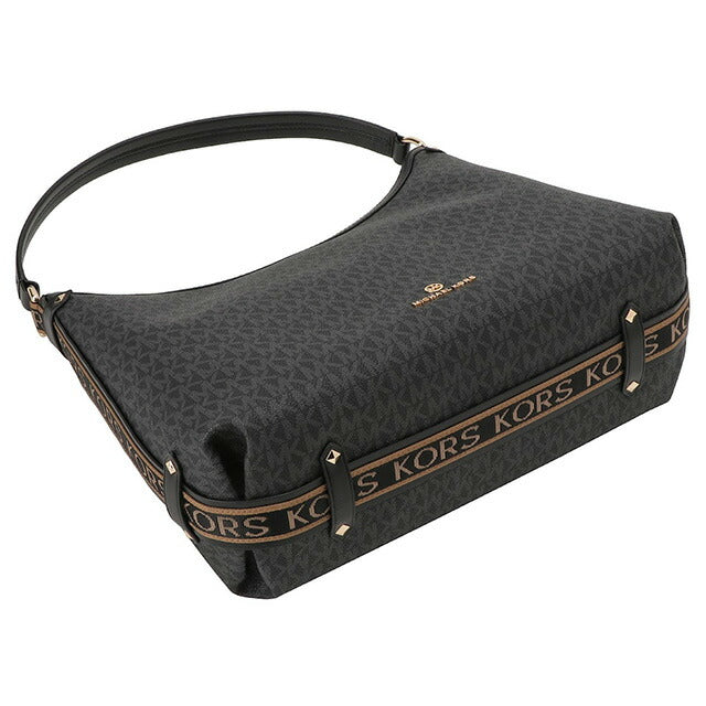 マイケルコース MICHAEL KORS 30T2G5VH3B 001 BLACK MKシグネチャー ワンハンドル ショルダーバッグ ブラウン レディース MAEVE LG HOBO SHLDR 記念品 ギフト BBMK00417L
