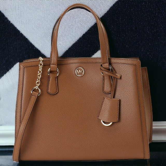 マイケルコース MICHAEL KORS 30F2G7CS2T 230 LUGGAGE シャンタル サッチェル ミディアム 2WAY ショルダー・ハンドバッグ クロスボディ BBMK00439L