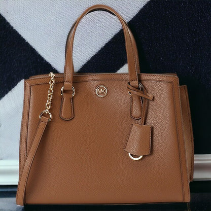 マイケルコース MICHAEL KORS 30F2G7CS2T 230 LUGGAGE シャンタル サッチェル ミディアム 2WAY ショルダー・ハンドバッグ クロスボディ BBMK00439L