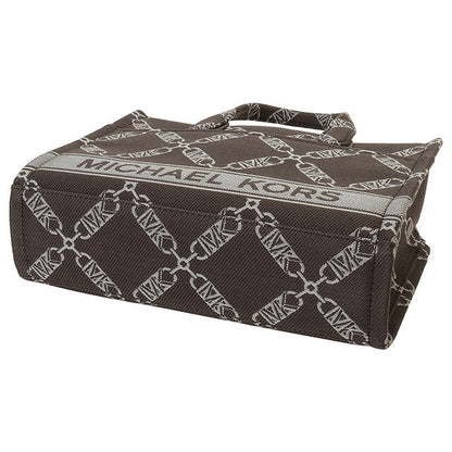 マイケルコース MICHAEL KORS 30F3G3GC7J 240 CHOC MULTI ジジ エンパイア ロゴ ジャカード スモール 2WAY ショルダー・トートバッグ BBMK00441L