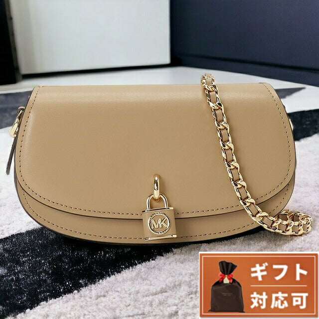 マイケルコース MICHAEL KORS 30F3GIMM1L 222 CAMEL ミラ スモール ブレイド チェーンリンク ショルダーバッグ クロスボディ キャメル BBMK00443L