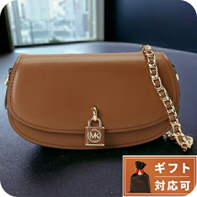 マイケルコース MICHAEL KORS 30F3GIMM1L 230 LUGGAGE ミラ スモール ブレイド チェーンリンク ショルダーバッグ クロスボディ ラゲッジ BBMK00444L