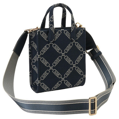 マイケルコース MICHAEL KORS 32F3G3GC0J 407 NAVY MULTI ジジ エンパイア ロゴ ジャカード エクストラスモール 2WAY ショルダー BBMK00450L