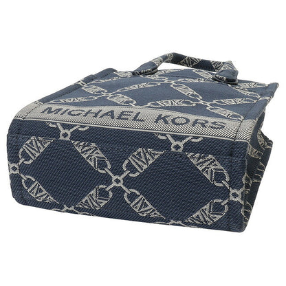 マイケルコース MICHAEL KORS 32F3G3GC0J 407 NAVY MULTI ジジ エンパイア ロゴ ジャカード エクストラスモール 2WAY ショルダー BBMK00450L