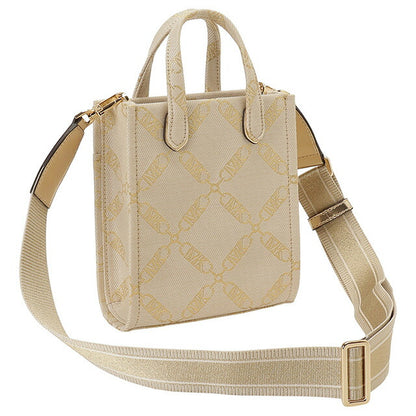 マイケルコース MICHAEL KORS 32F3G3GC9J 750 NAT/PALEGOLD ジジ エンパイア ロゴ ジャカード エクストラスモール 2WAY ショルダー BBMK00452L