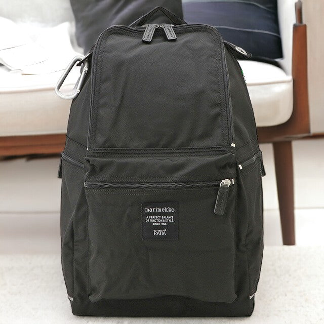 マリメッコ marimekko 026994 999 バディ バックパック リュックサック ブラック レディース メンズ ユニセックス Buddy backpack BBMM00476L