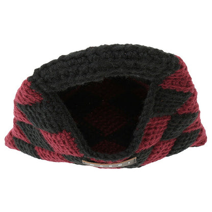 マルニ キッズ MARNI M00995 M00RP 0MC07 マルニキッズ ダイアモンドクロシェ かぎ針編み ハンドバッグ ブラック/ワイン レディース MARNI BBMN00111L