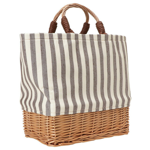 ウィークエンド マックスマーラ WEEKEND MAX MARA 2355111634600 001 ポーチ付 パナマ ハンドバッグ ストライプ ラタンかごバッグ ブラック レディース BBMR00008L