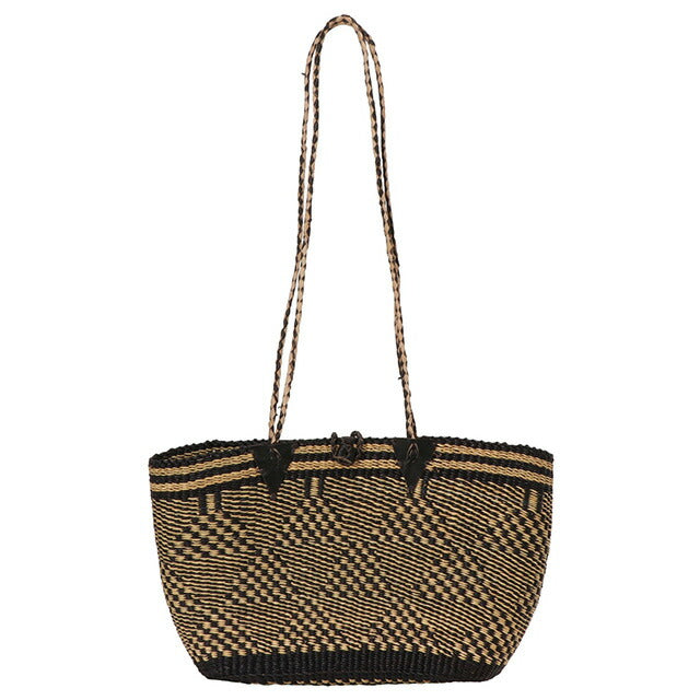 ウィークエンド マックスマーラ WEEKEND MAX MARA 2355111734600 001 ストロー かごバッグ ショルダー・トートバッグ ビーチバッグ ナチュラル/ブラック BBMR00011L