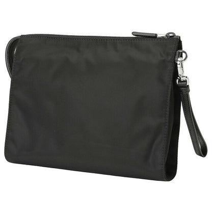 プラダ PRADA 2NE789 2DMH F0002 リナイロン サフィアーノ ハンドポーチ クラッチバッグ セカンドバッグ ブラック メンズ ユニセックス BBPR00064M