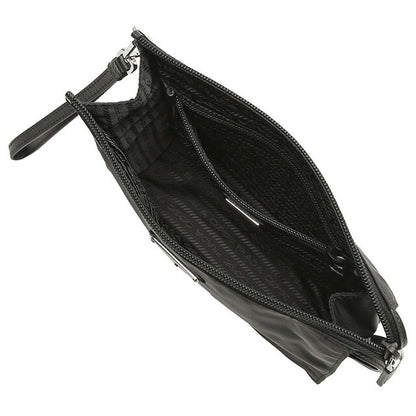 プラダ PRADA 2NE789 2DMH F0002 リナイロン サフィアーノ ハンドポーチ クラッチバッグ セカンドバッグ ブラック メンズ ユニセックス BBPR00064M