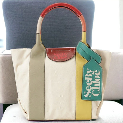 シーバイクロエ SEE BY CHLOE CHS22USB62B04 38I レティシア スモール トートバッグ ポタリーグリーン レディース LAETIZIA SMALL TOTE BAG 記念品 ギフト BBSC00179L