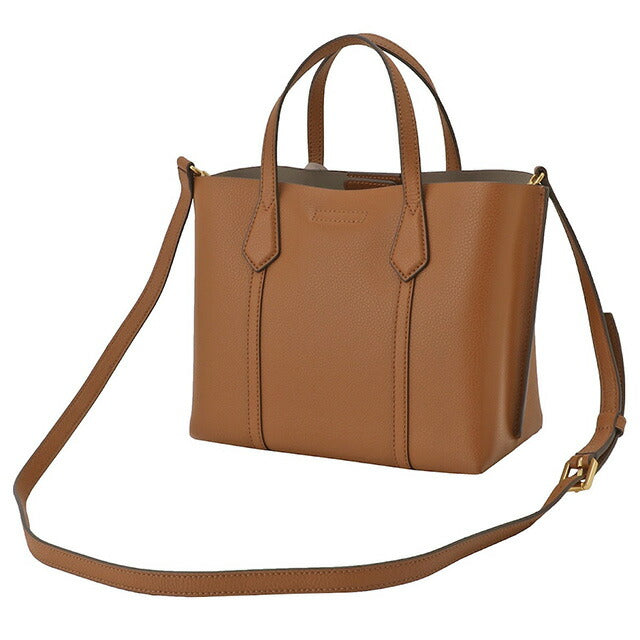 トリーバーチ Tory Burch 81928 905 LIGHT UMBER ペリー スモール 中央仕切りジップ 2WAY トートバッグ ショルダーバッグ ブラウン系 レディース BBTB00193L