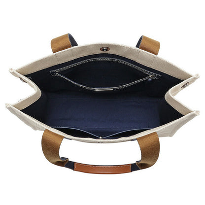 トリーバーチ Tory Burch 146771 254 NATURAL トリートートバッグ ナチュラル/ネイビー レディース TORY TOTE BBTB00228L