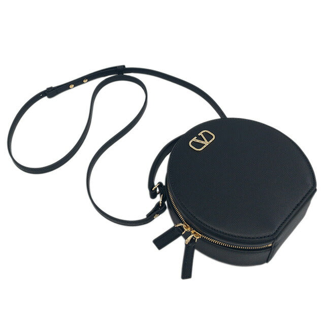 ヴァレンティノ VALENTINO 5W2P0AC2 MIM 0NO Vロゴ シグネチャー ミニバッグ 2WAY ハンドバッグ ショルダーバッグ クロスボディ ブラック レディース BBVA00058L