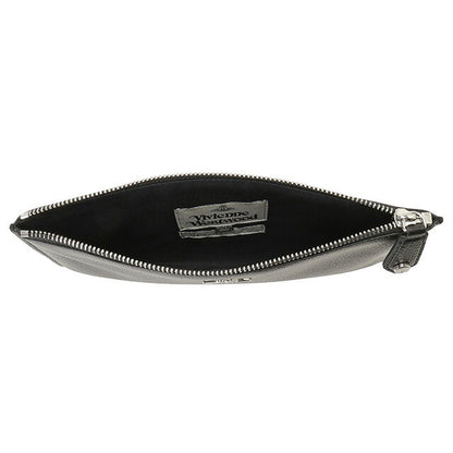 ヴィヴィアンウエストウッド Vivienne Westwood 52030003U S000D N403 ヴィーガングレイン クラッチバッグ ジップポーチ ブラック BBVV00335L