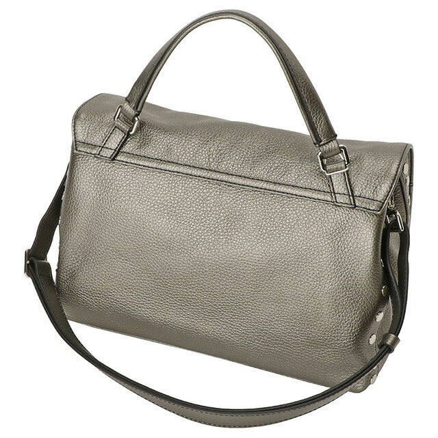 ザネラート ZANELLATO 068010 0040000 Z0101 S ポスティーナ スモール デイリー 2WAY ショルダーバッグ ハンドバッグ メタリックグレー 記念品 ギフト BBZA00004L