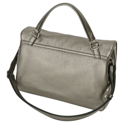 ザネラート ZANELLATO 068010 0040000 Z0101 S ポスティーナ スモール デイリー 2WAY ショルダーバッグ ハンドバッグ メタリックグレー 記念品 ギフト BBZA00004L