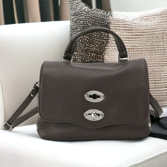 ザネラート ZANELLATO 068010 0040000 Z0210 BABY ポスティーナ ベイビー デイリー 2WAY ショルダーバッグ ハンドバッグ ダークブラウン 記念品 ギフト BBZA00007L