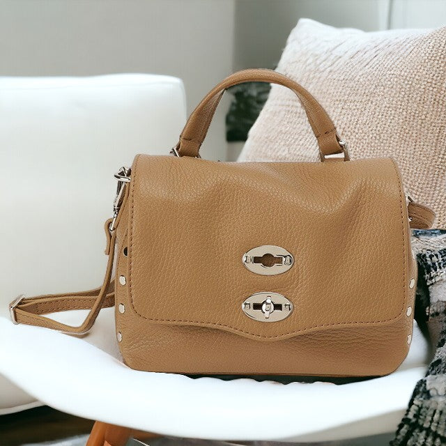 ザネラート ZANELLATO 068010 0040000 Z0260 BABY ポスティーナ ベイビー デイリー 2WAY ショルダーバッグ ハンドバッグ ライトブラウン 記念品 ギフト BBZA00009L