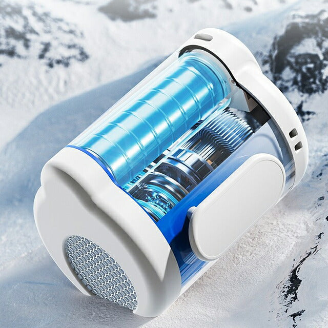 2026 Newest Belt Fan Handy Fan 3WAY Small Lightweight Compact Large Air Volume Strong Wind Quiet 5 Levels 3500mAh Type-C USB Charging Handy Fan Tabletop Neck BF-MP1185 BF-MP1185