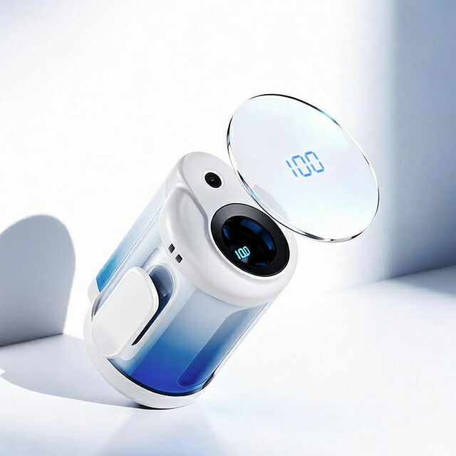 2026 Newest Belt Fan Handy Fan 3WAY Small Lightweight Compact Large Air Volume Strong Wind Quiet 5 Levels 3500mAh Type-C USB Charging Handy Fan Tabletop Neck BF-MP1185 BF-MP1185