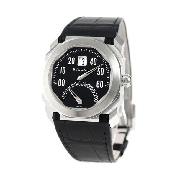 ブルガリ オクト レトログラード 38mm 自動巻き 機械式 メンズ BGO38BSLDBR 腕時計 ブランド BGO38BSLDBR