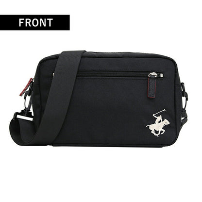 ビバリーヒルズポロクラブ ショルダーバッグ メンズ レディース ブランド ショルダーバッグ Polyester 181282 BK WH バッグ BHC005-BKWH