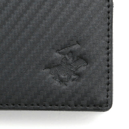 ビバリーヒルズポロクラブ 財布 メンズ ブランド 二つ折り財布 革 レザーウォレット 小銭入れあり ブラック BHG-M2002-BK