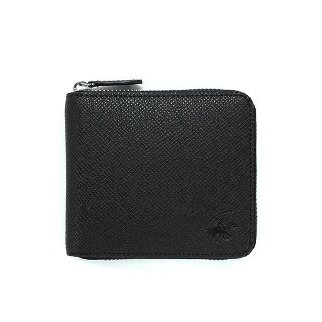 BEVERLY HILLS POLO CLUB ラウンド2つ折り BHG-M3004 BLACK ビバリーヒルズポロクラブ 財布 メンズ ブランド 二つ折り財布
