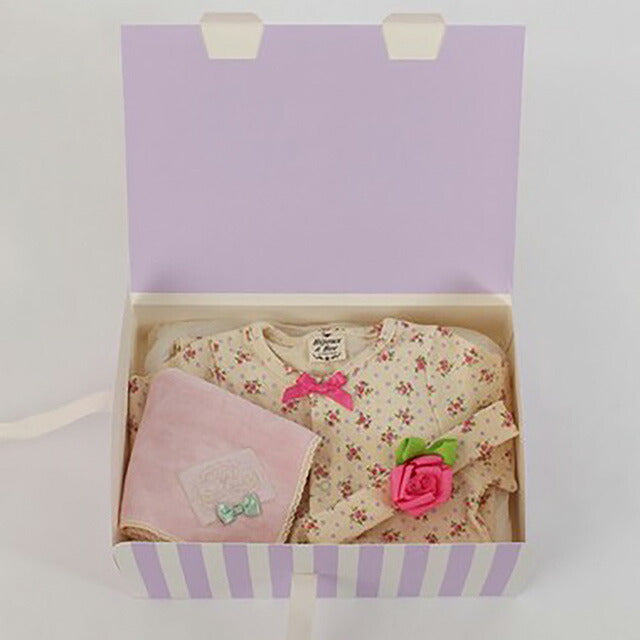 ビジュービー カバーオール ベビー ブランド Bijoux&amp;Bee ドットフローラルカバーオール ギフトボックスセット BBT-GB11-CR アイボリー系 ウェア 選べるモデル BIBBBT-GB11-CR