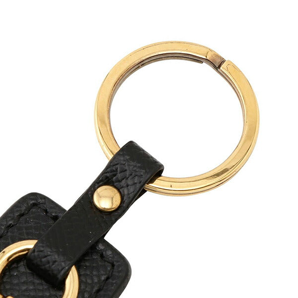 サルバトーレフェラガモ Salvatore Ferragamo 22E014 734287 001 ダブルガンチーニ キーリング キーホルダー ブラック BKFR00211L