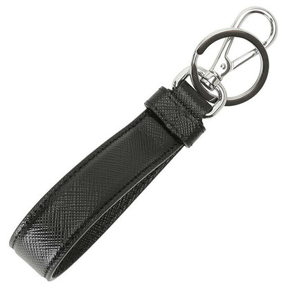 プラダ PRADA 2PP709 053 F0002 サフィアーノ キーリング キーホルダー ブラック メンズ レディース ユニセックス SAFFIANO BKPR00066M