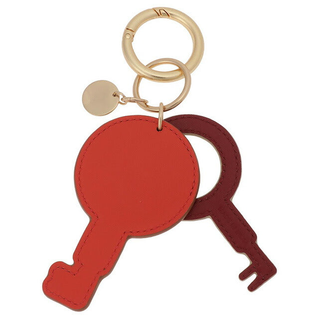 シーバイクロエ SEE BY CHLOE CHS22AK726B97 242 キーモチーフ キーリング キーホルダー バッグチャーム カラメル レディース KEY KEY RING 記念品 ギフト BKSC00162L