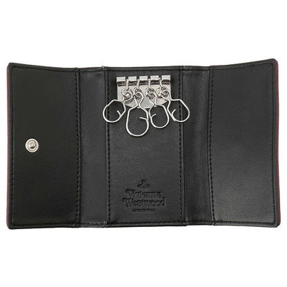 ヴィヴィアンウエストウッド Vivienne Westwood 51020001U S000D H407 ヴィーガングレイン 6連キーケース レッド レディース ユニセックス BKVV00345L